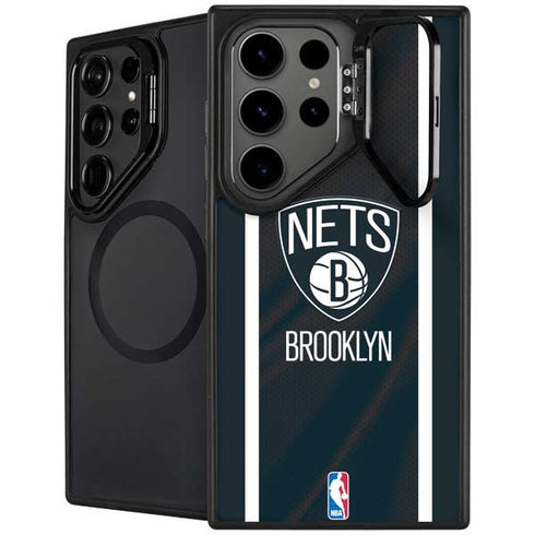 NBA Brooklyn Nets Jersey Galaxy S25 Ultra Kickstand Case
