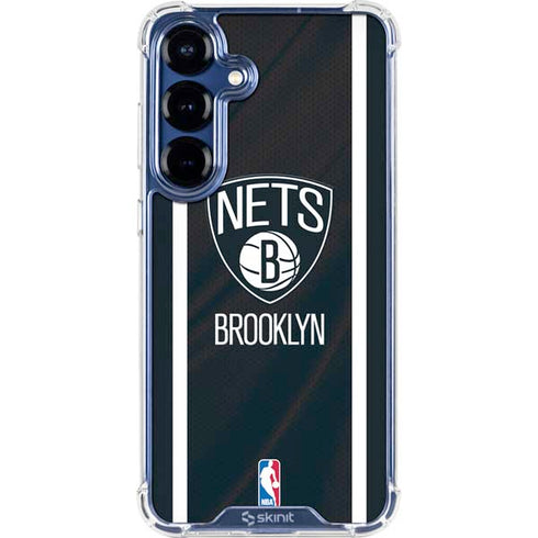NBA Brooklyn Nets Jersey Galaxy S25 Plus Clear Case