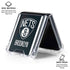 NBA Brooklyn Nets Jersey Galaxy Z Flip7 Clear Case