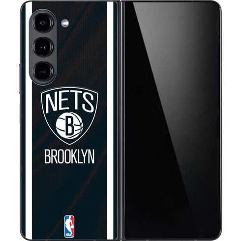 NBA Brooklyn Nets Jersey Galaxy Z Fold5 5G Skin