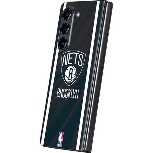 NBA Brooklyn Nets Jersey Galaxy Z Fold5 5G Skin