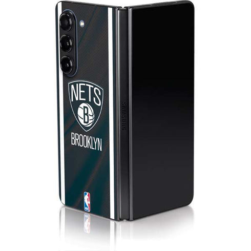 NBA Brooklyn Nets Jersey Galaxy Z Fold5 5G Skin