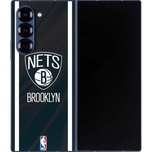 NBA Brooklyn Nets Jersey Galaxy Z Fold6 Skin