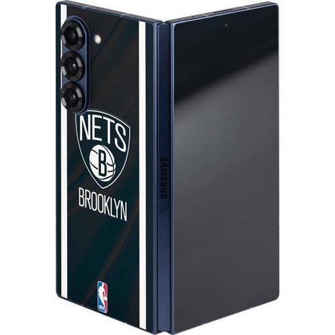NBA Brooklyn Nets Jersey Galaxy Z Fold6 Skin