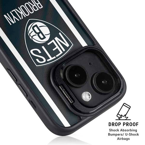 NBA Brooklyn Nets Jersey iPhone 14 Plus Kickstand Case