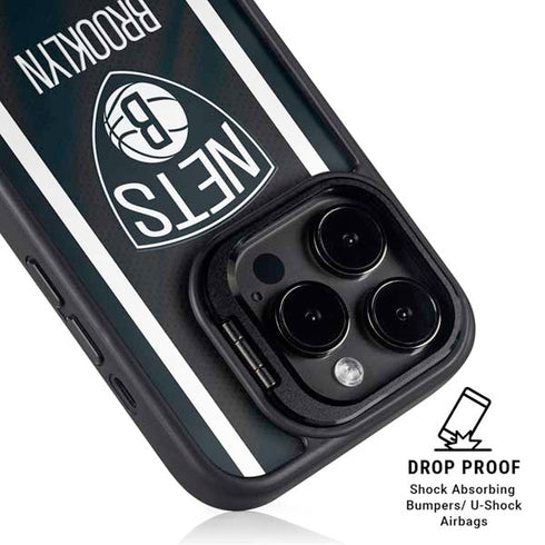NBA Brooklyn Nets Jersey iPhone 14 Pro Max Kickstand Case