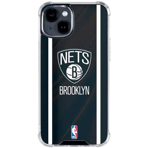 NBA Brooklyn Nets Jersey iPhone 15 Clear Case