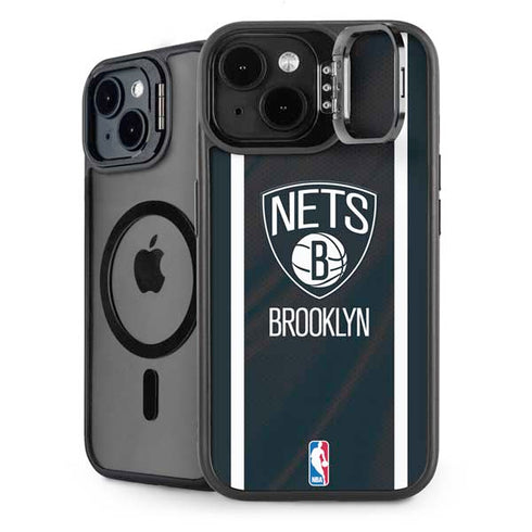 NBA Brooklyn Nets Jersey iPhone 15 Plus Kickstand Case