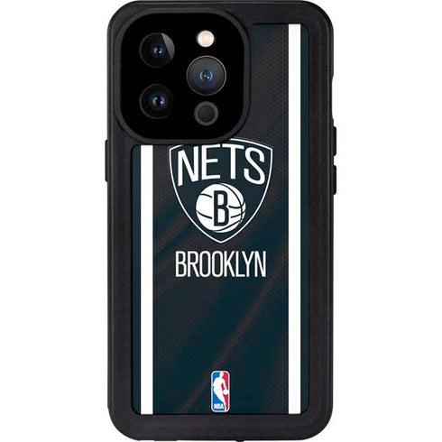 NBA Brooklyn Nets Jersey iPhone 15 Pro Waterproof Case