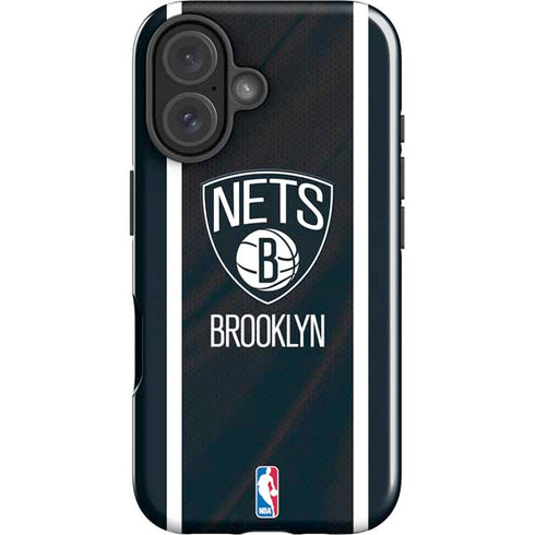 NBA Brooklyn Nets Jersey iPhone 16 Impact Case