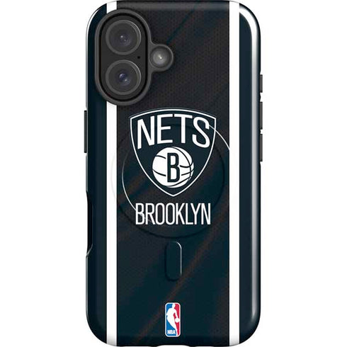 NBA Brooklyn Nets Jersey iPhone 16 Magsafe Impact Case