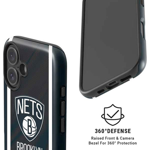 NBA Brooklyn Nets Jersey iPhone 16 Magsafe Impact Case