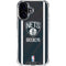 NBA Brooklyn Nets Jersey iPhone 16 Plus Clear Case