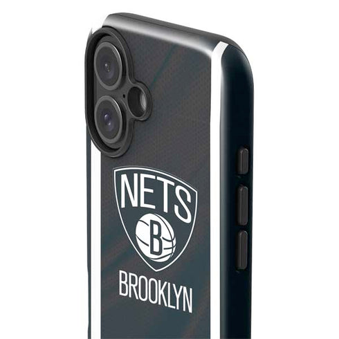 NBA Brooklyn Nets Jersey iPhone 16 Plus Impact Case