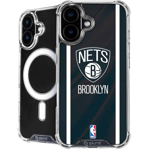 NBA Brooklyn Nets Jersey iPhone 16 Plus MagSafe Case