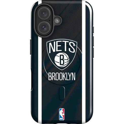 NBA Brooklyn Nets Jersey iPhone 16 Plus Magsafe Impact Case