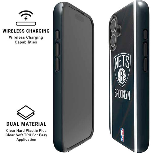 NBA Brooklyn Nets Jersey iPhone 16 Plus Magsafe Impact Case