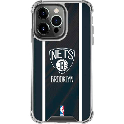 NBA Brooklyn Nets Jersey iPhone 16 Pro Clear Case