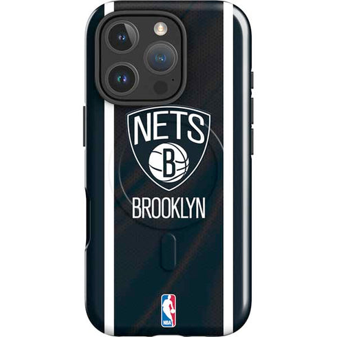 NBA Brooklyn Nets Jersey iPhone 16 Pro Magsafe Impact Case