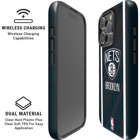 NBA Brooklyn Nets Jersey iPhone 16 Pro Max Magsafe Impact Case