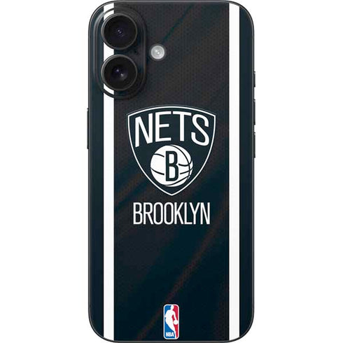NBA Brooklyn Nets Jersey iPhone 16 Skin