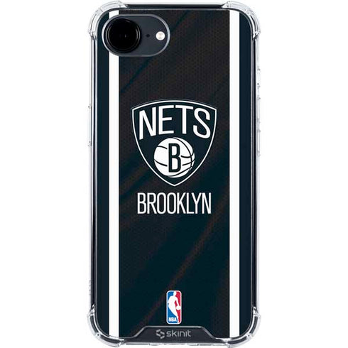 NBA Brooklyn Nets Jersey iPhone 16e Clear Case