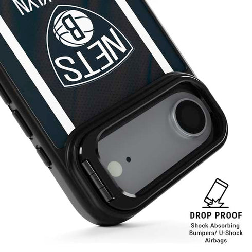 NBA Brooklyn Nets Jersey iPhone 17 Air Kickstand Case