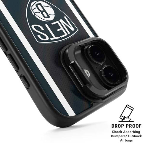 NBA Brooklyn Nets Jersey iPhone 17 Kickstand Case