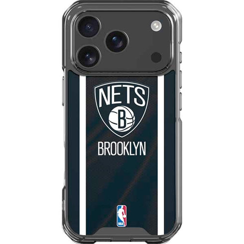 NBA Brooklyn Nets Jersey iPhone 17 Pro Clear Case