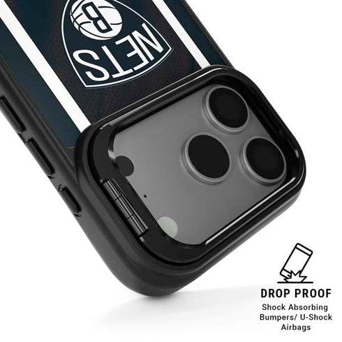 NBA Brooklyn Nets Jersey iPhone 17 Pro Kickstand Case