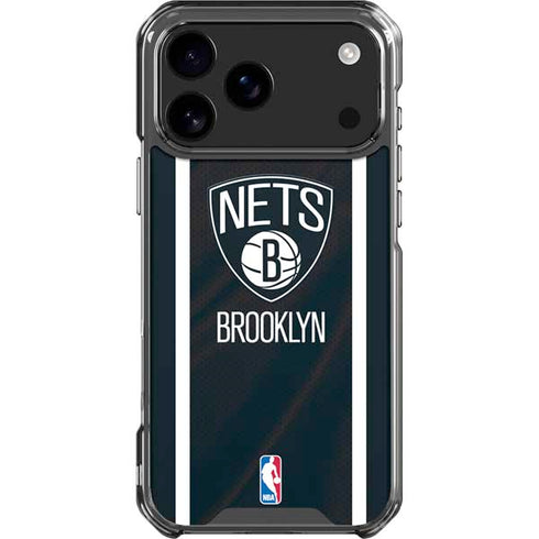 NBA Brooklyn Nets Jersey iPhone 17 Pro Max Clear Case