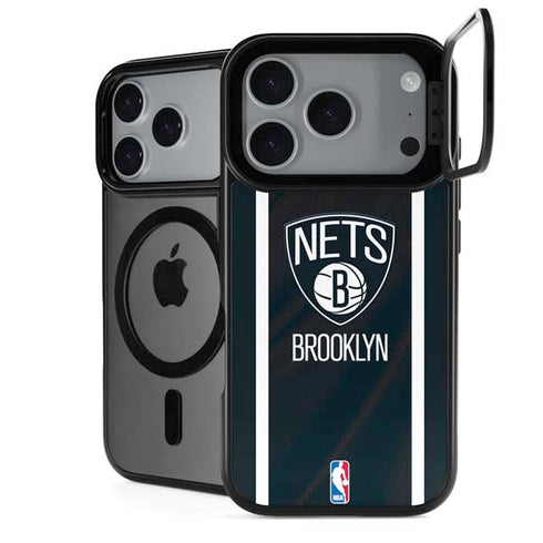 NBA Brooklyn Nets Jersey iPhone 17 Pro Max Kickstand Case