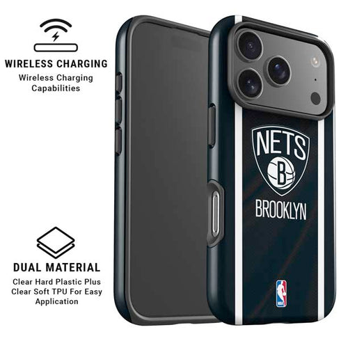 NBA Brooklyn Nets Jersey iPhone 17 Pro Max Magsafe Impact Case