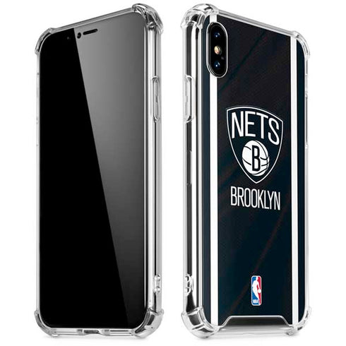 NBA Brooklyn Nets Jersey iPhone X/XS Clear Case