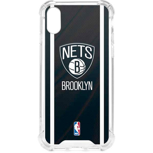 NBA Brooklyn Nets Jersey iPhone XS Clear Case