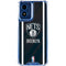 NBA Brooklyn Nets Jersey Moto G 5G (2024) Clear Case
