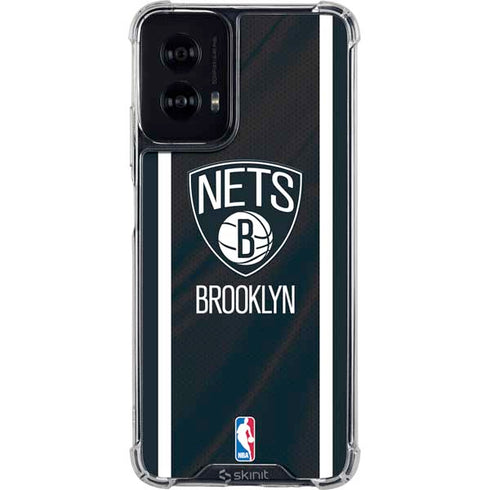 NBA Brooklyn Nets Jersey Moto G Power 5G (2024) Clear Case