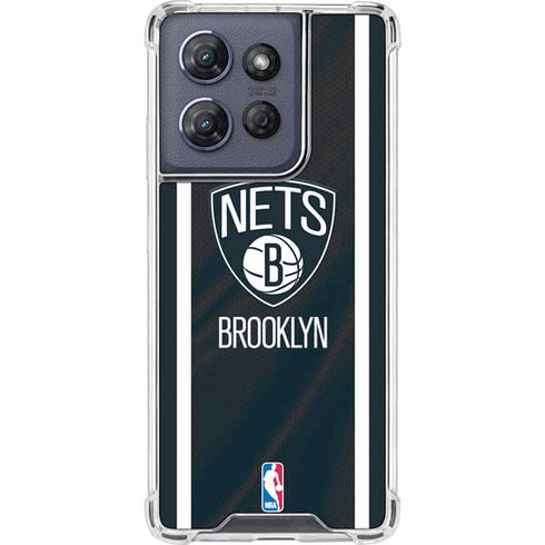 NBA Brooklyn Nets Jersey Moto G Power 5G (2025) Clear Case