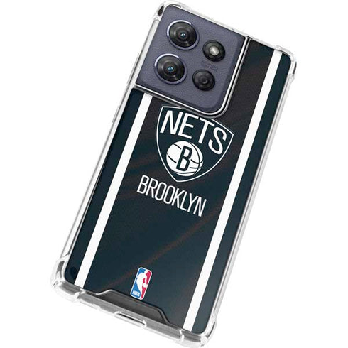 NBA Brooklyn Nets Jersey Moto G Power 5G (2025) Clear Case