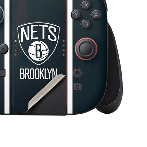 NBA Brooklyn Nets Jersey Nintendo Switch 2 (2025) Joy-Con Controller Skin