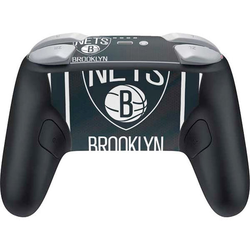 NBA Brooklyn Nets Jersey Nintendo Switch 2 (2025) Pro Controller Skin