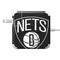 NBA Brooklyn Nets Large Logo 85W Power Adapter (15 and 17 inch MacBook Pro Charger) Skin
