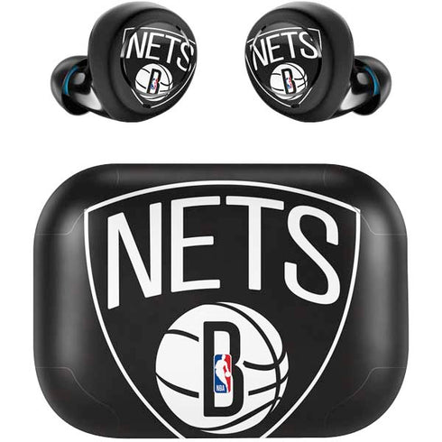 NBA Brooklyn Nets Large Logo Amazon Echo Buds Skin