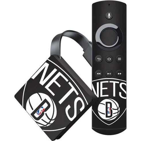 NBA Brooklyn Nets Large Logo Amazon Fire TV Skin