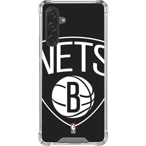 NBA Brooklyn Nets Large Logo Galaxy A17 Clear Case