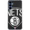 NBA Brooklyn Nets Large Logo Galaxy A35 5G Clear Case