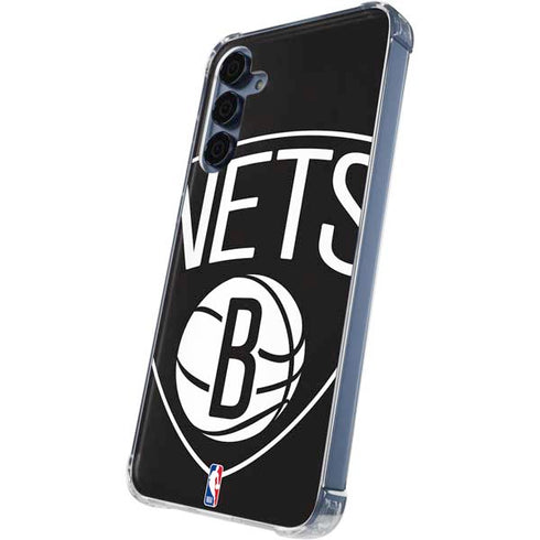 NBA Brooklyn Nets Large Logo Galaxy A35 5G Clear Case