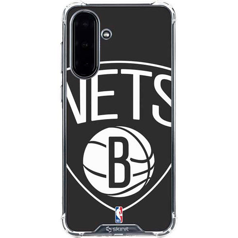 NBA Brooklyn Nets Large Logo Galaxy A36 5G Clear Case