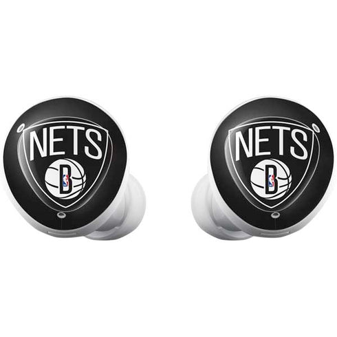 NBA Brooklyn Nets Large Logo Galaxy Buds Plus Skin