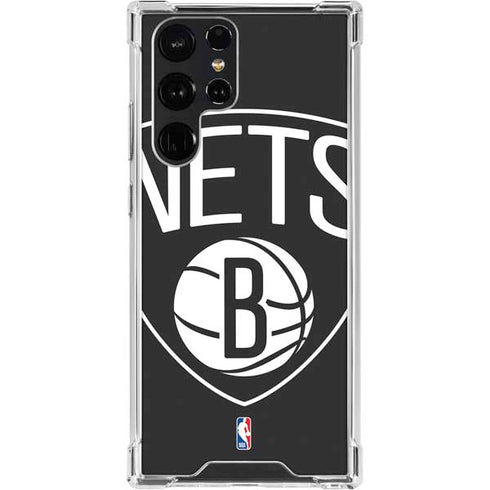 NBA Brooklyn Nets Large Logo Galaxy S23 Ultra Clear Case